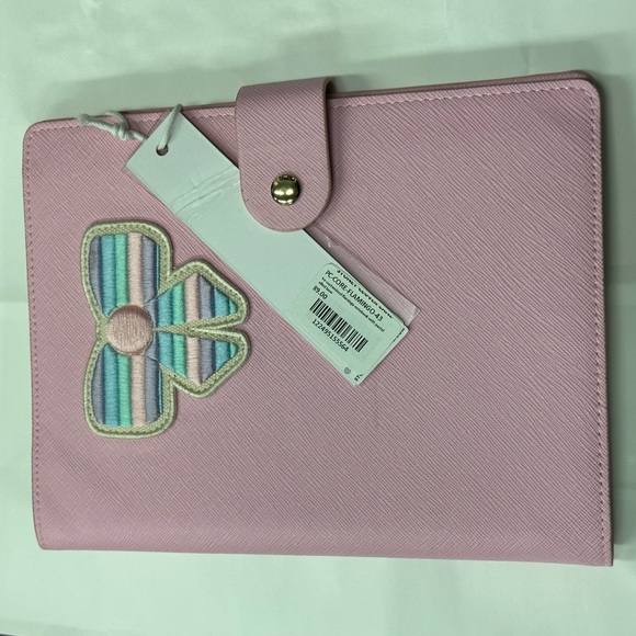 Stoney clover lane flamingo notebook with pastel bow - Picture 4 of 5